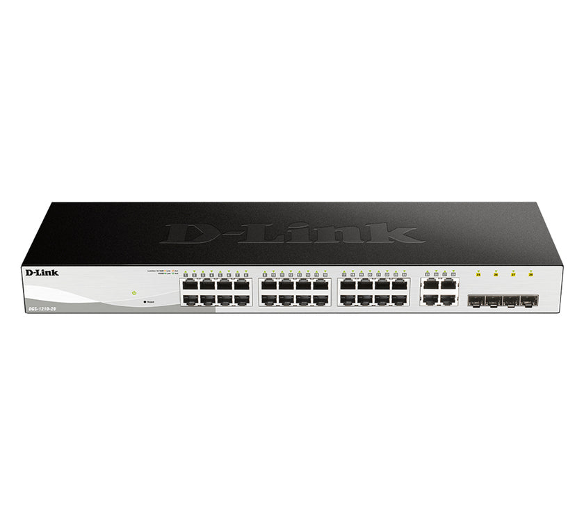 D-Link 24-Port 10/100/1000Base-Twith 4 SFP Smart Switch