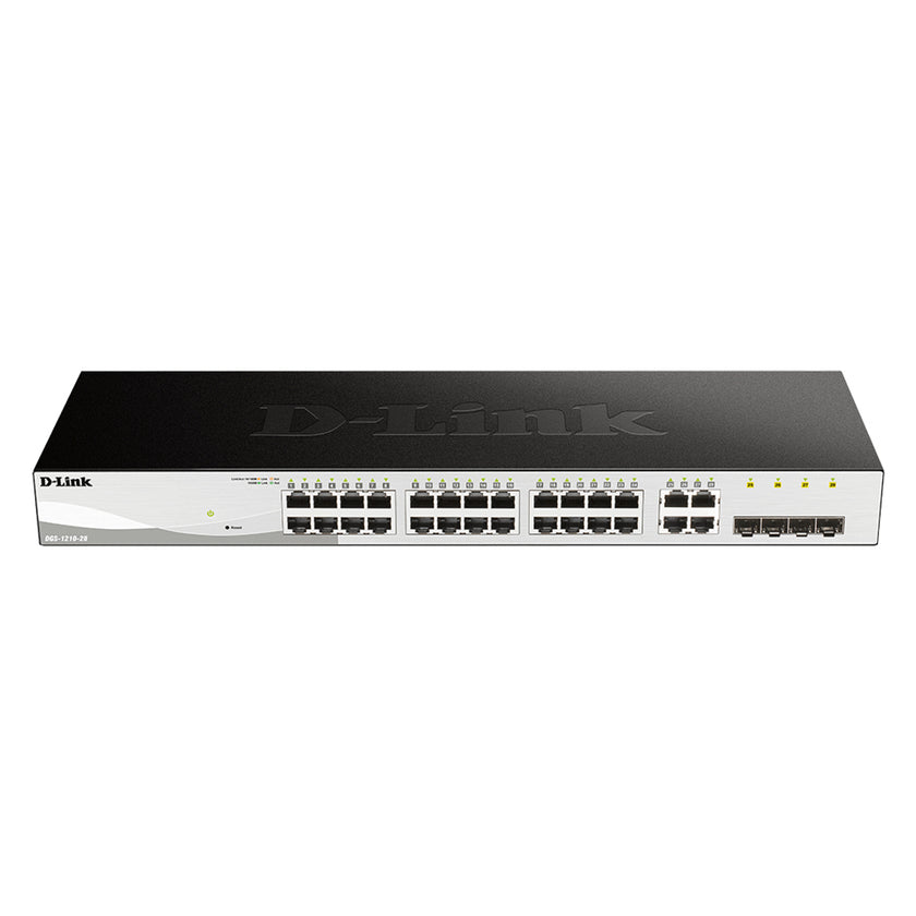 D-Link 24-Port 10/100/1000Base-Twith 4 SFP Smart Switch