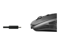 Logitech MX Anywhere 2S Wireless Mobile Mouse, RF Wireless + Bluetooth, Lithium Polymer (LiPo), Graphite