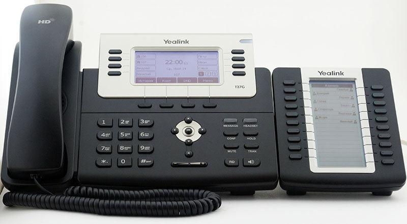 Yealink EXP20 IP phone Black LCD