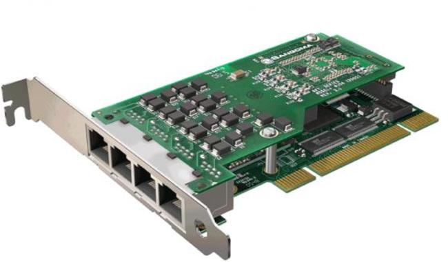 Sangoma A104D 4 Port T1/E1/J1 PCI Card w/EC HW