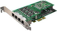 Sangoma A104DE 4 Port T1/E1/J1 PCIe Card w/EC HW