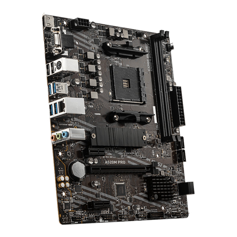 MSI AM4 A520M PRO M-ATX