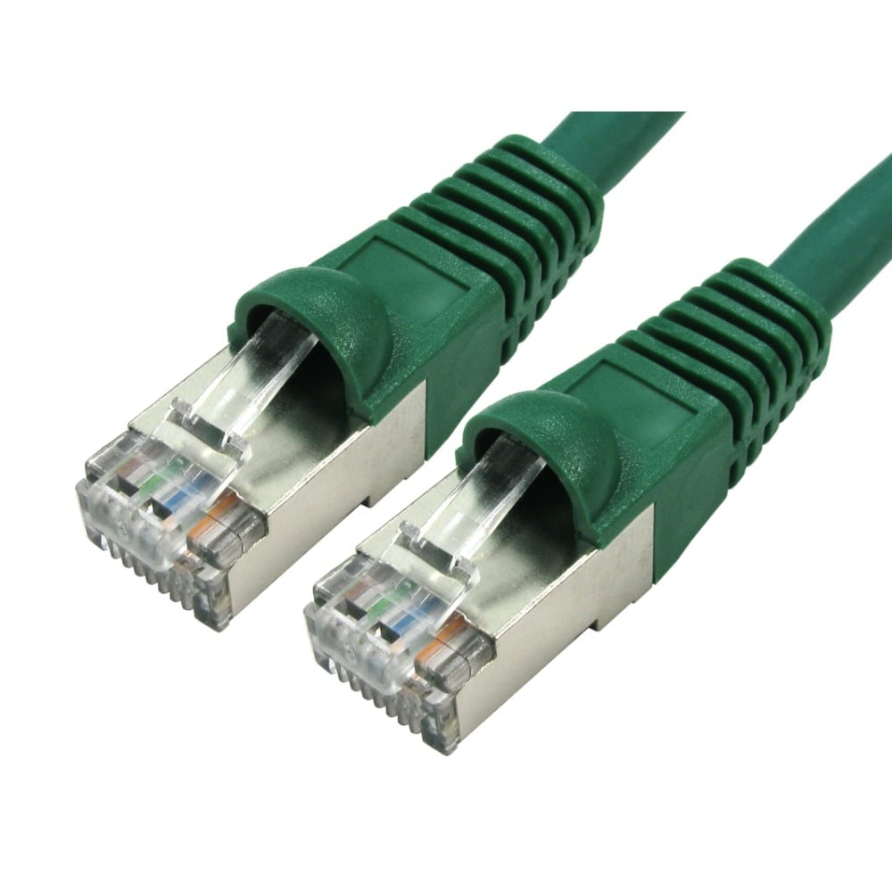 0.25MTR CAT6A SSTP-LSOH GREEN