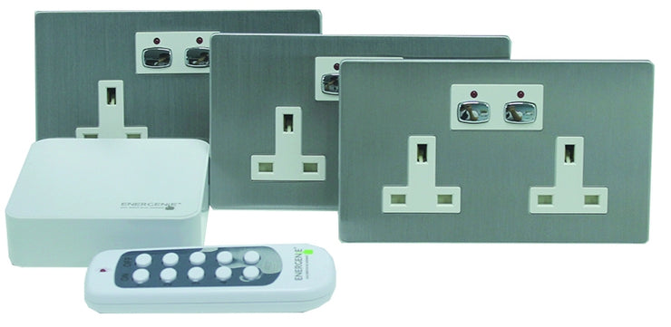 Mi Home DUAL GANG (Steel) SMART POWER SOCKET bundle (GW + 3 x sockets)