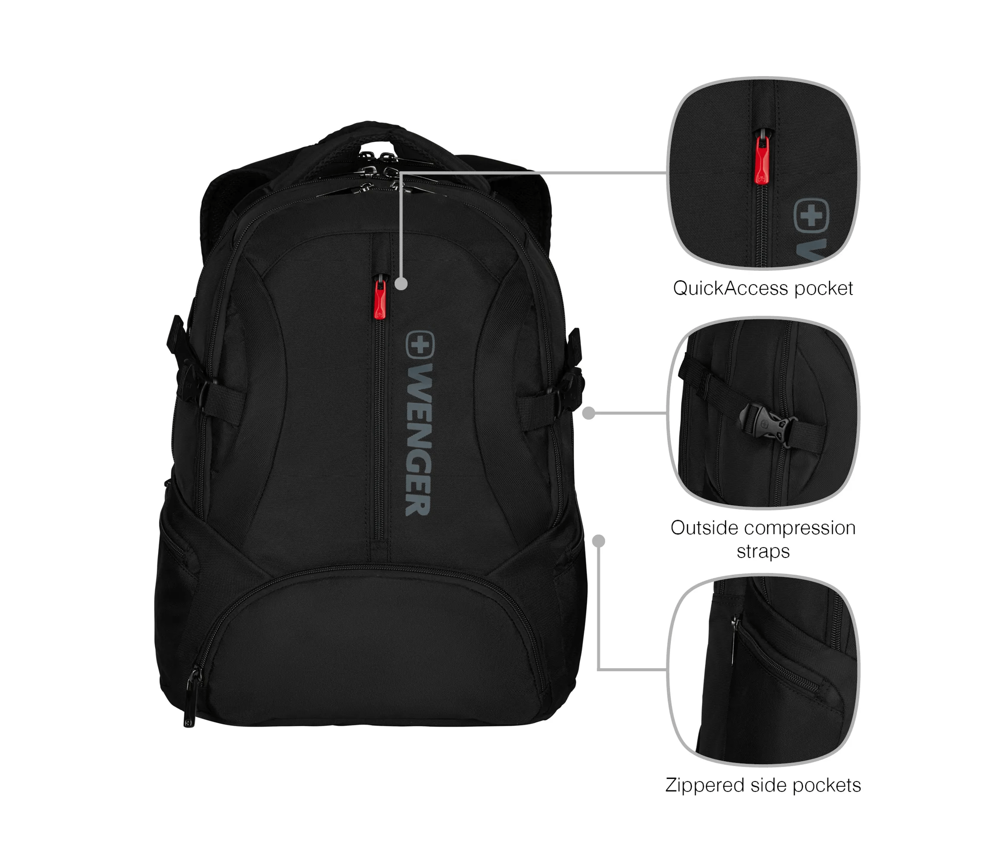 WENGER TRANSIT 16" COMPUTER BLACK