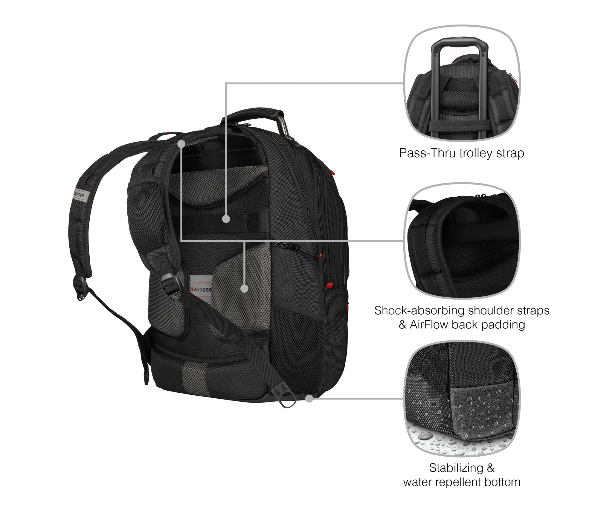 Wenger Pegasus Deluxe  16" LTop Backpack