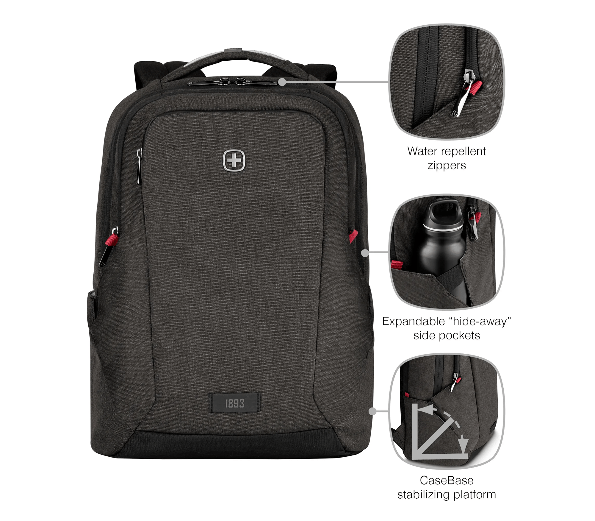 Wenger MX Pro 16" BP Heather Grey