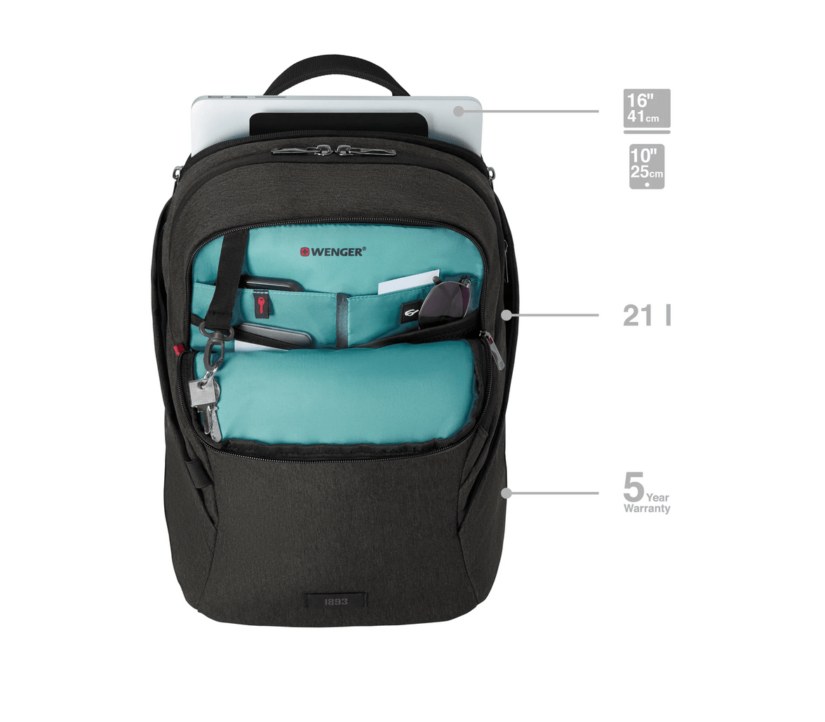 Wenger MX Light 16" BP Heather Grey