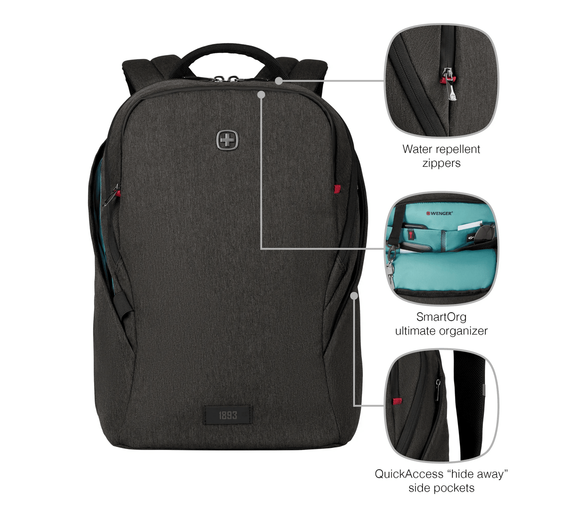 Wenger MX Light 16" BP Heather Grey