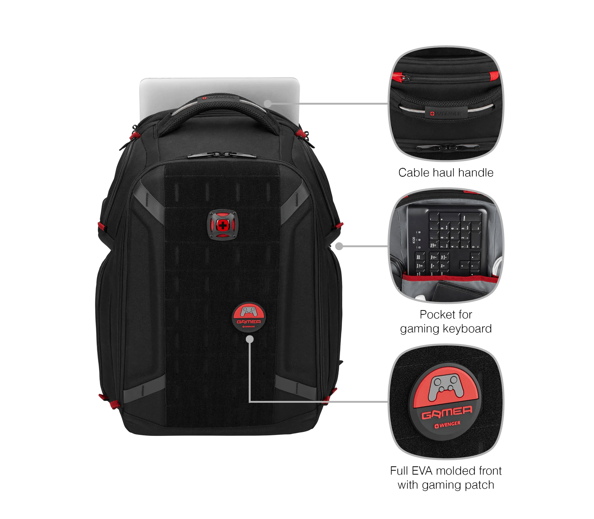 Wenger PlayerOne 17 Laptop BP Black