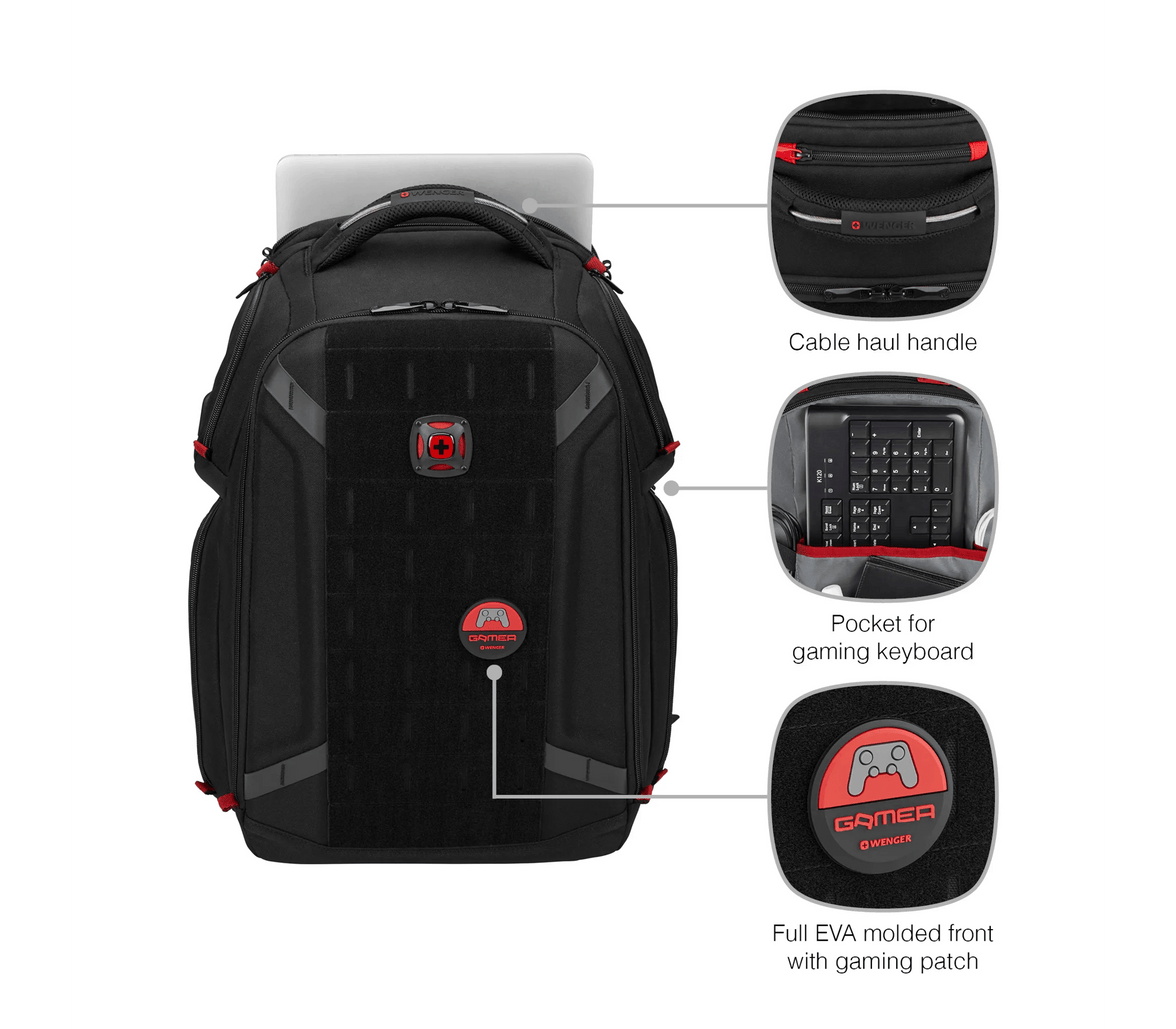 Wenger PlayerOne 17 Laptop BP Black