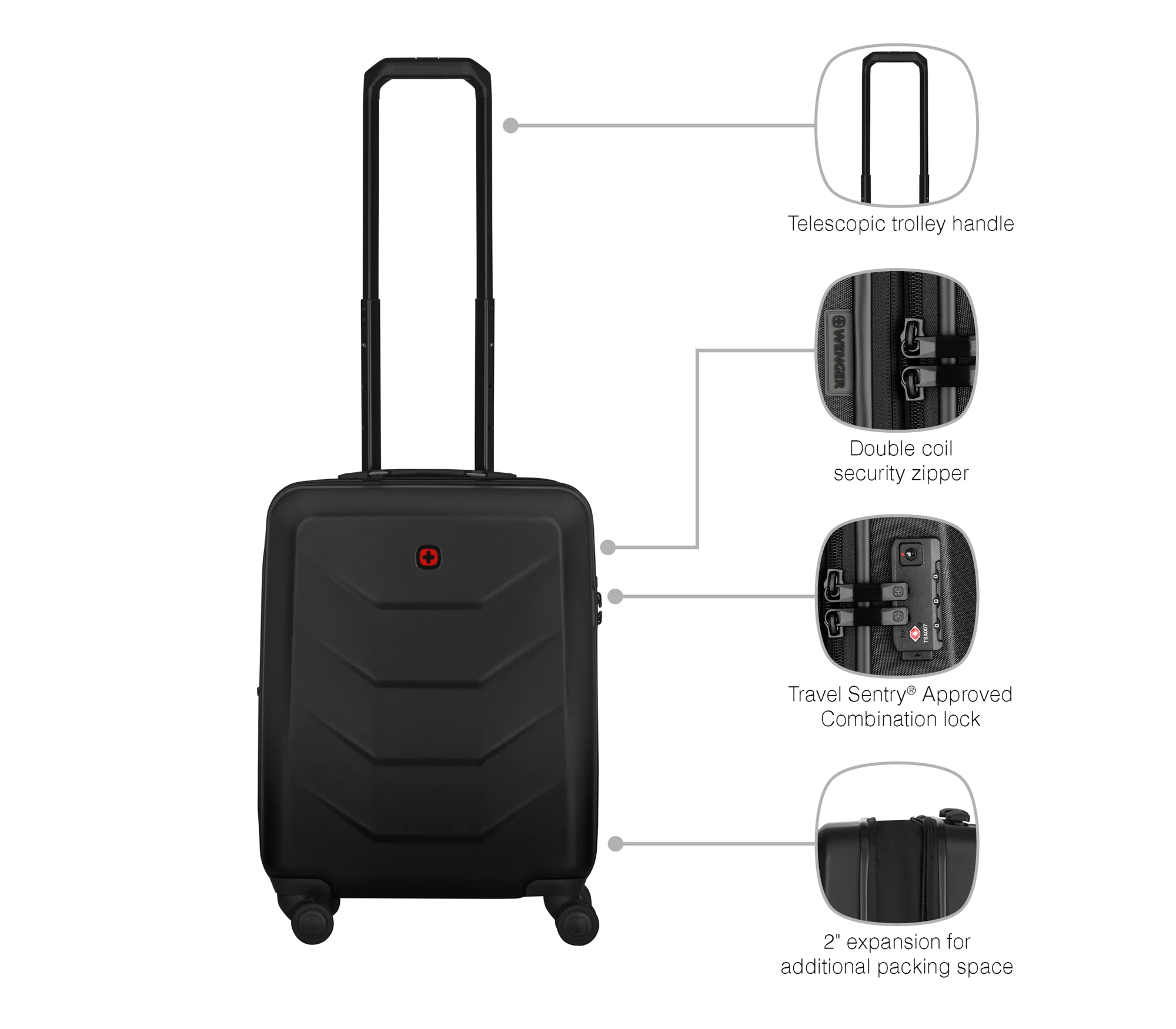 Wenger Prymo Carry-On Black