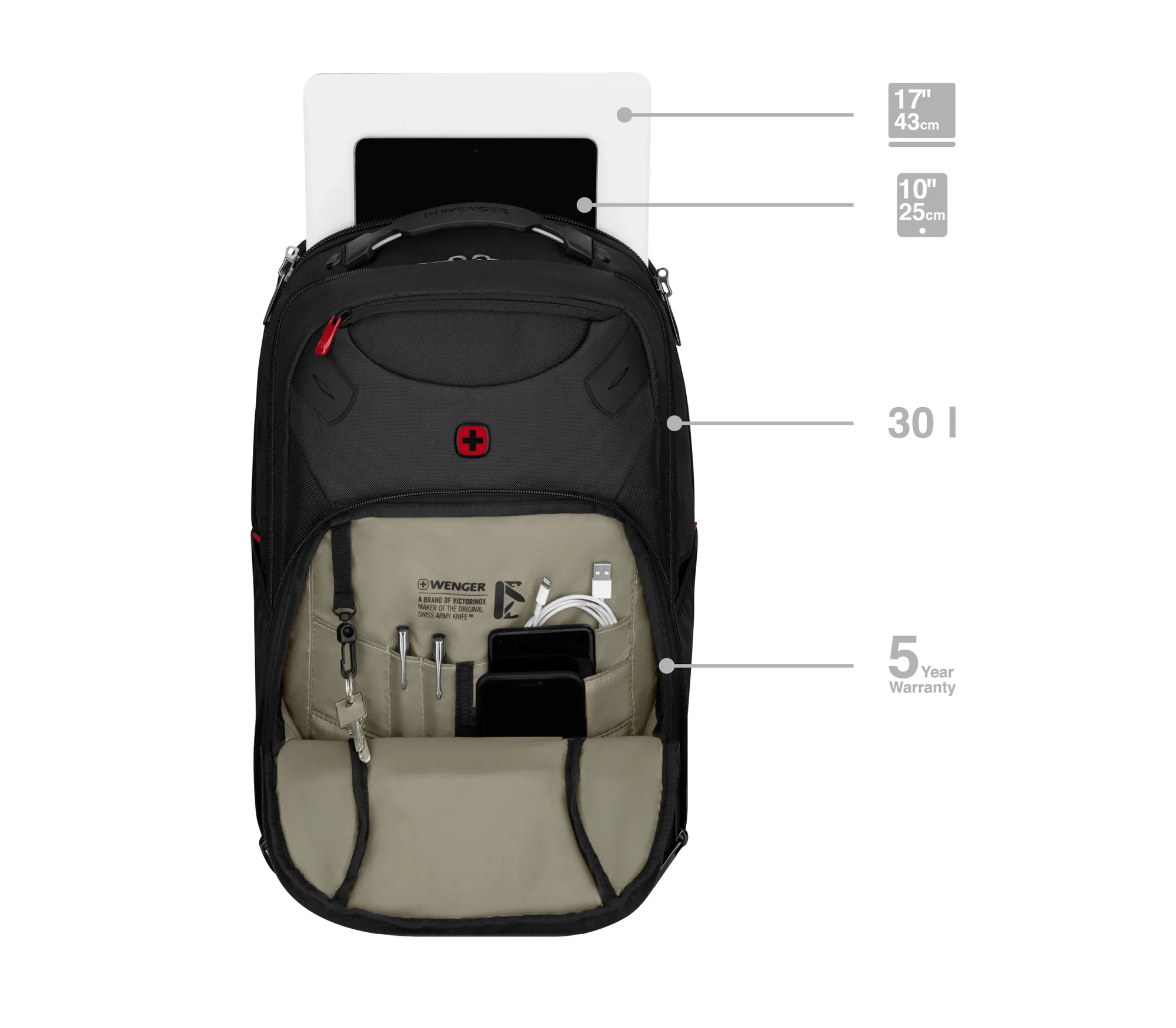 Wenger Cosmic 17" Laptop Backpack