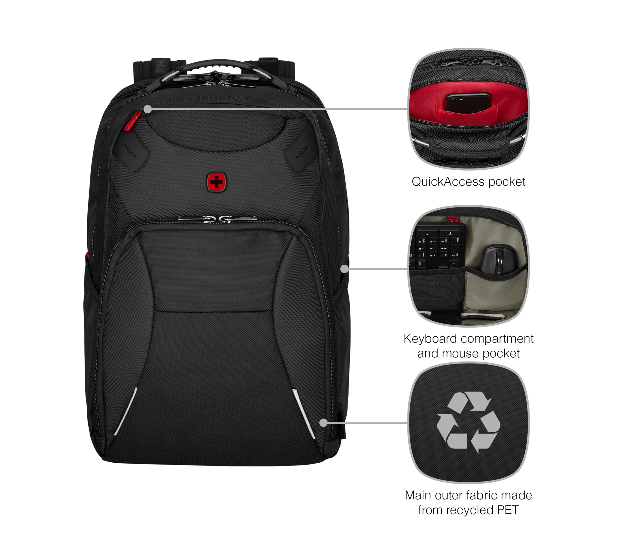 Wenger Cosmic 17" Laptop Backpack