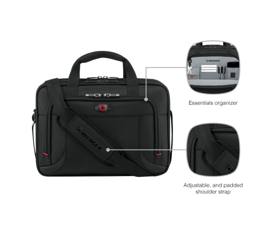 Wenger Prospectus 14" Laptop Brief Black