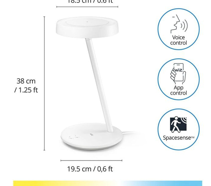 WiZ Wi-Fi BLE Portrait Desk Lamp EU