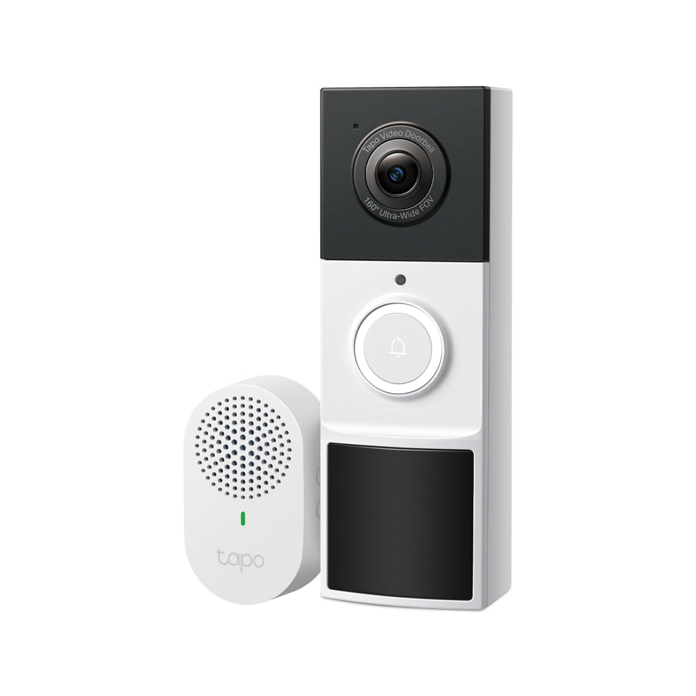 TP-Link Tapo D210 V1 - Doorbell camera - with camera - wireless - 802.11b 802.11n 802.11g - 2.4 Ghz - with Tapo Doorbell Chime