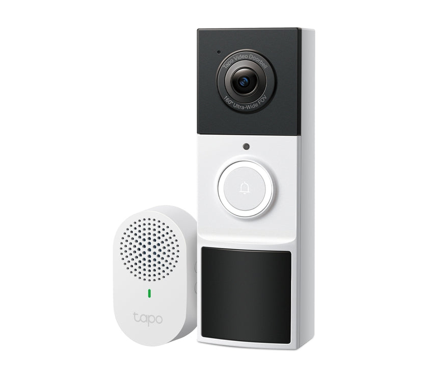 TP-Link Tapo D210 V1 - Doorbell camera - with camera - wireless - 802.11b 802.11n 802.11g - 2.4 Ghz - with Tapo Doorbell Chime
