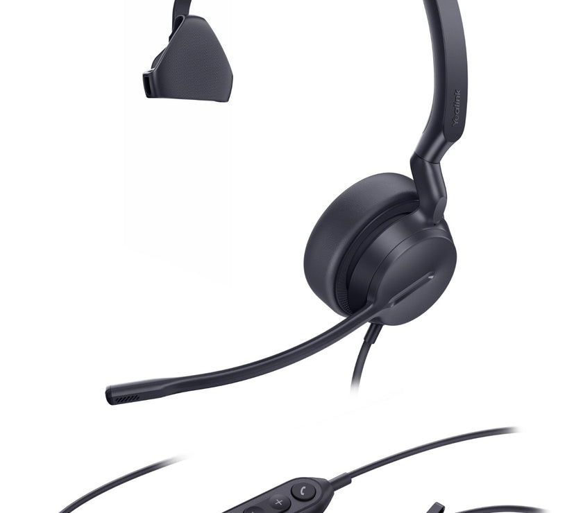 Yealink UH42 New-era Headset, Powered Audio - Mono UC