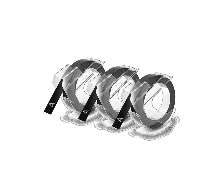 Embossing Tape 9mmx3m Qty3 Blk