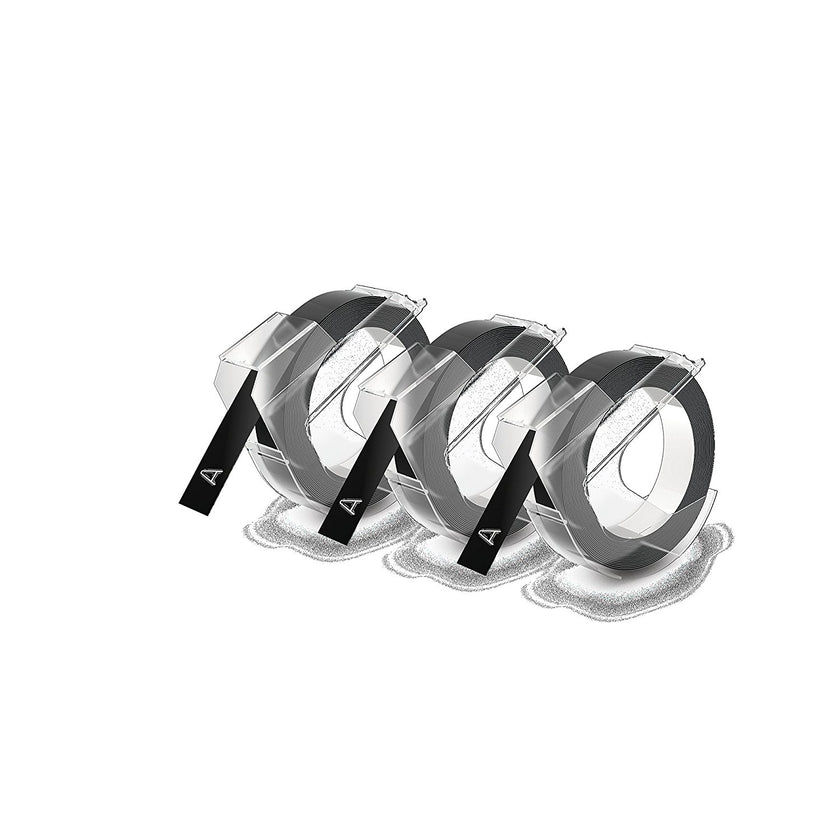 Embossing Tape 9mmx3m Qty3 Blk