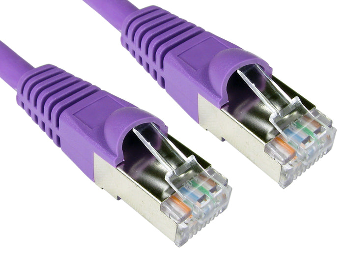 CDL 5m Cat6A Patch Cable - Violet