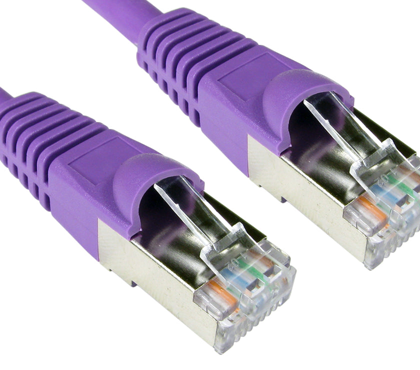 CDL 5m Cat6A Patch Cable - Violet