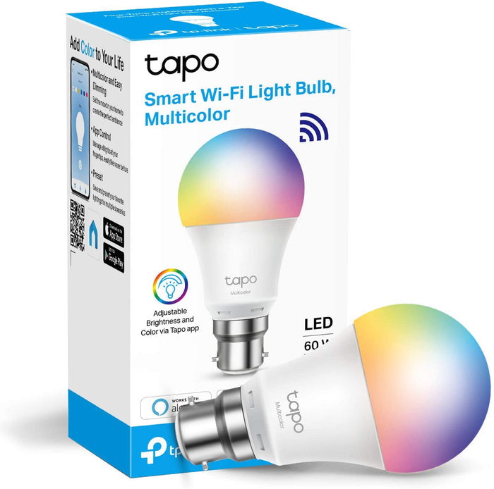 TP-Link Tapo Smart WiFi Light Bulb, Multicolor