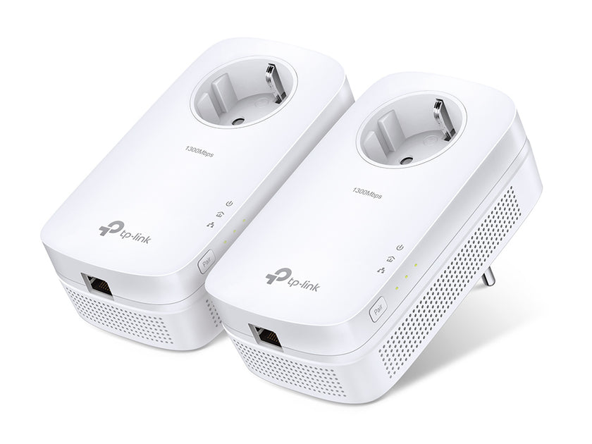 TP-Link TL-PA8010P KIT - Starter Kit - powerline adapter 1GbE HomePlug AV (HPAV) HomePlug AV (HPAV) 2.0 - wall-pluggable