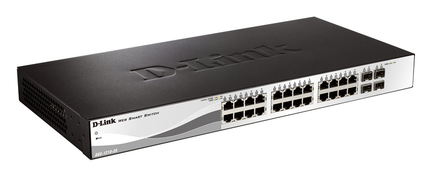 D-Link 24-Port 10/100/1000Base-Twith 4 SFP Smart Switch