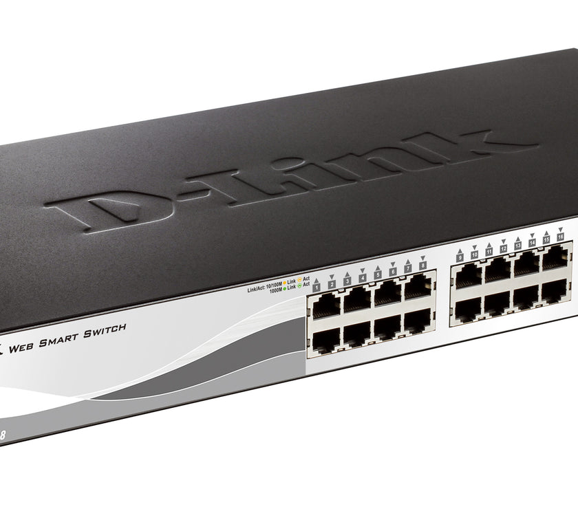 D-Link 24-Port 10/100/1000Base-Twith 4 SFP Smart Switch