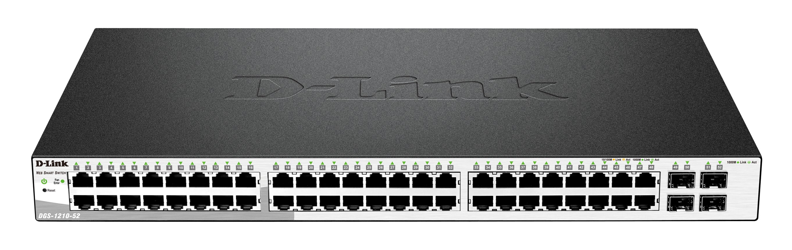 D-Link 48 10/100/1000 Base-T port with 4 SFP ports