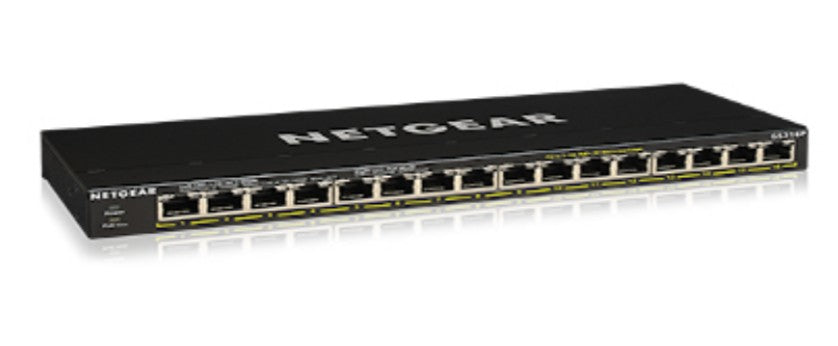 Netgear 16 Port Gigabit Unmanaged PoE+ Switch 115W