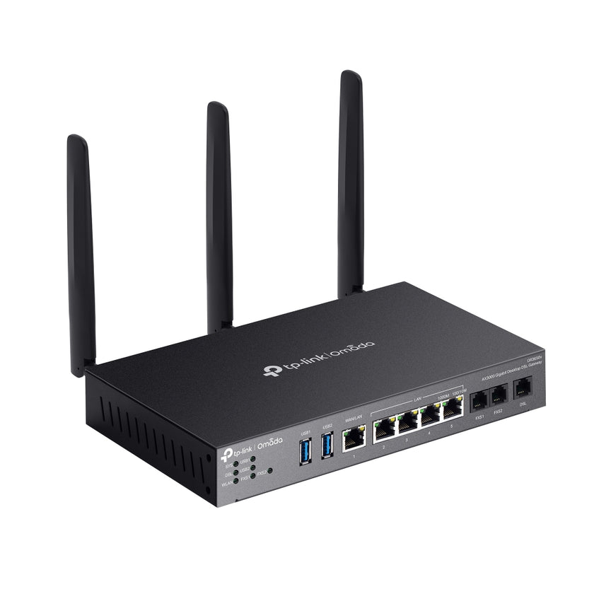 TP-Link Omada DR3650v-4G V1 - gateway - Wi-Fi 6 - cloud-managed