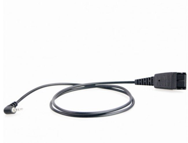 Eartec QD Bottom Cable with 2.5mm Jack Connector