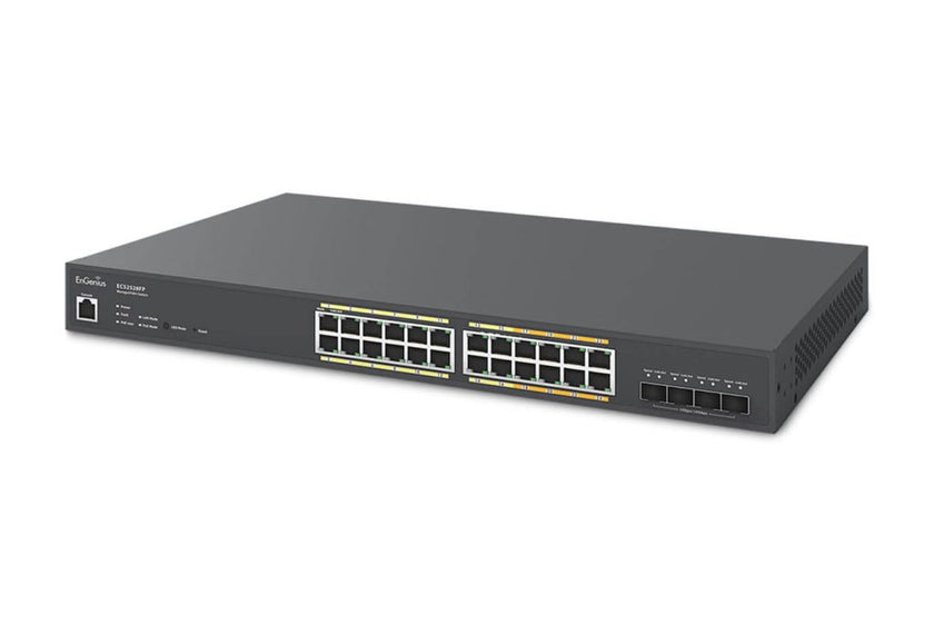 EnGenius ECS1528FP Cloud Managed 410W PoE+ 24 Port Network Switch