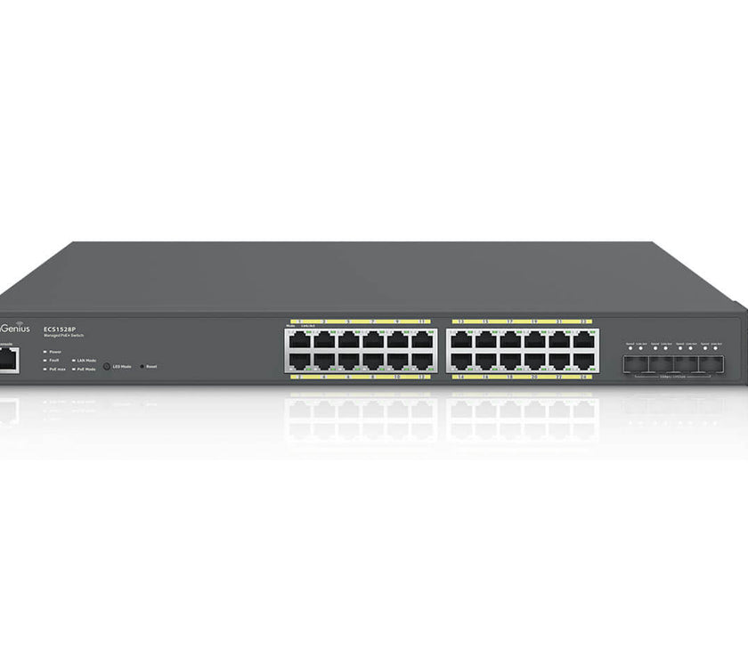 EnGenius ECS1528P Cloud Managed 240W PoE 24Port Network Switch