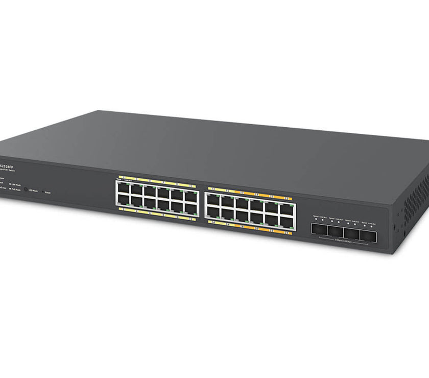 EnGenius ECS1528P Cloud Managed 240W PoE 24Port Network Switch