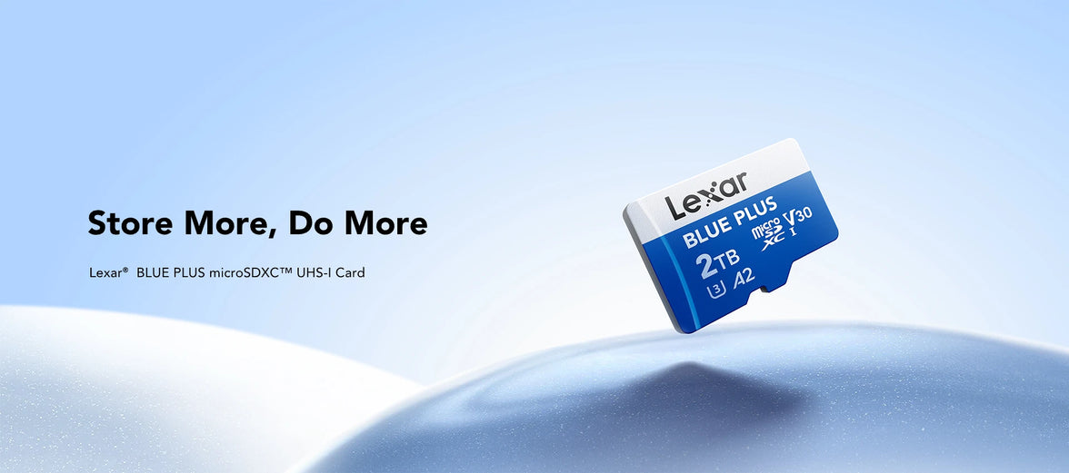 Lexar® BLUE PLUS microSDXC™ UHS-I Card 128GB