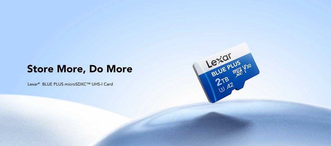 Lexar® BLUE PLUS microSDXC™ UHS-I Card 128GB