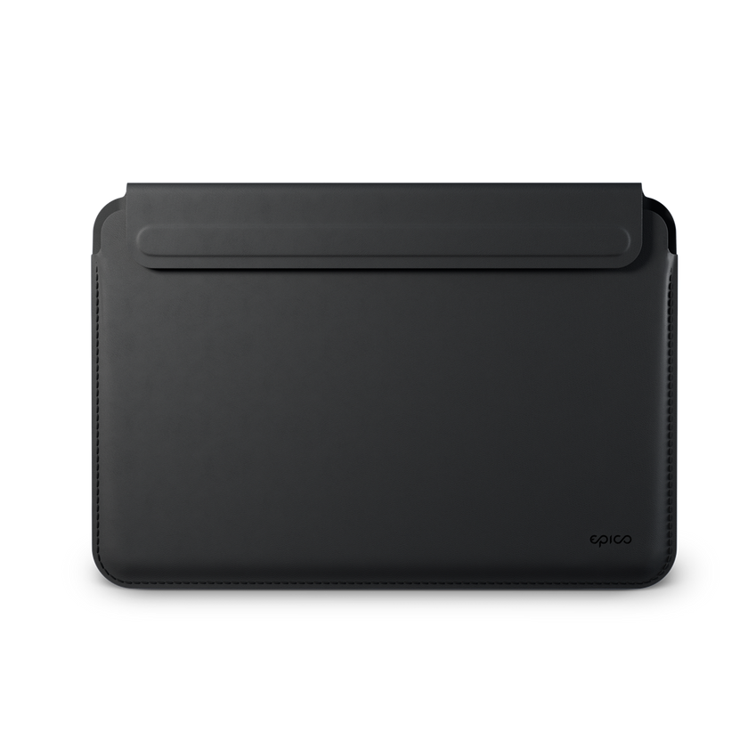 Epico Leather Sleeve for Macbook Air/Pro 13.3 - black