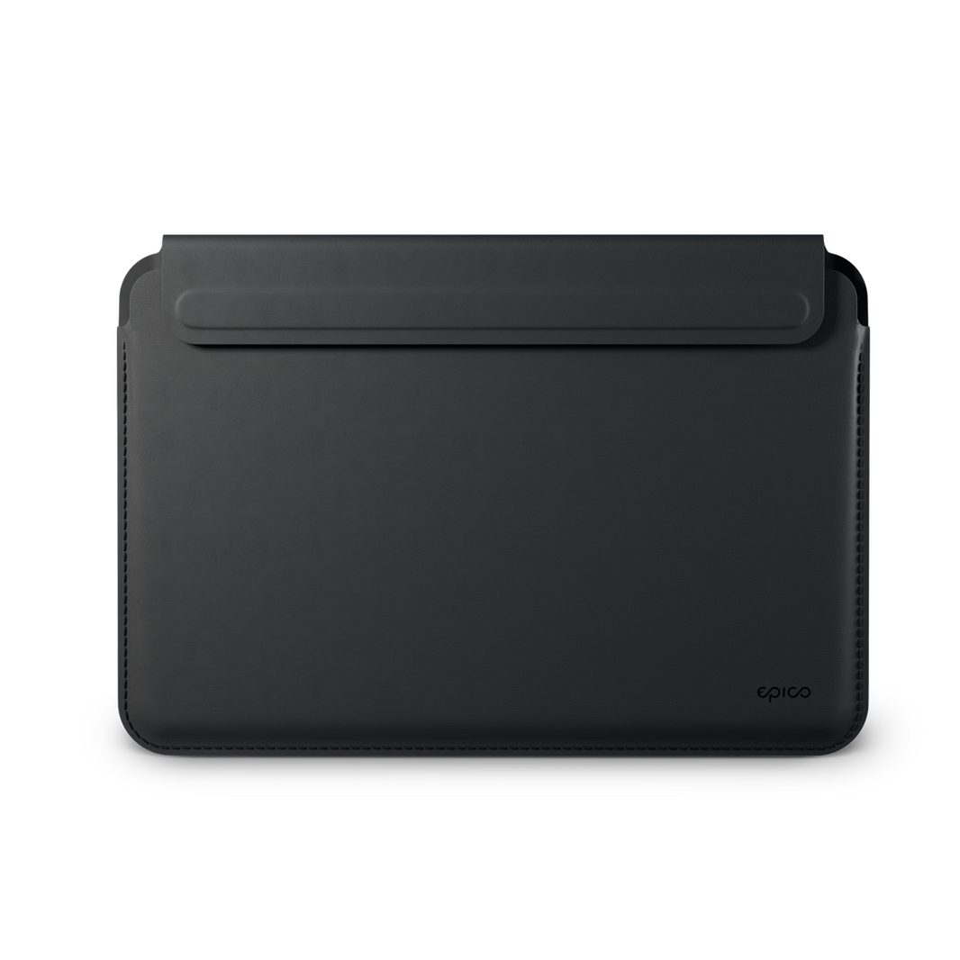 Epico Leather Sleeve for Macbook Air/Pro 13.3 - black