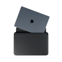 Epico Leather Sleeve for Macbook Air/Pro 13.3 - black