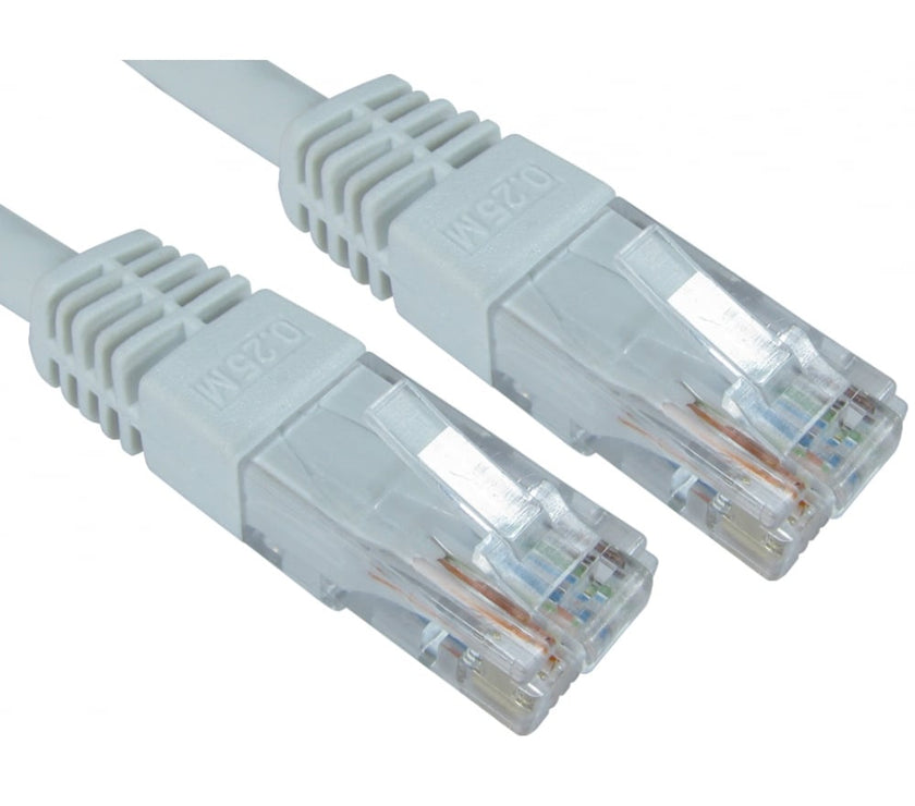 Cables Direct 25m Cat6 networking cable White U/UTP (UTP)