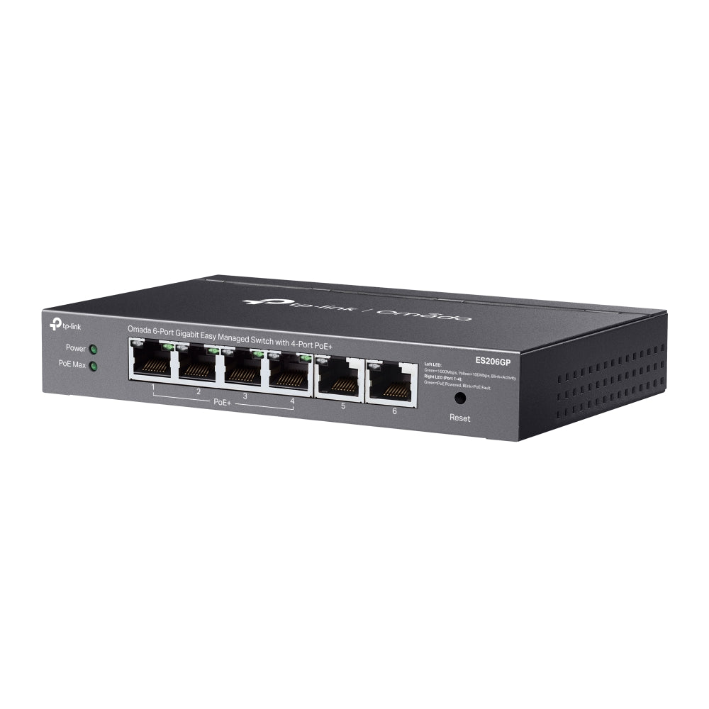 TP-LINK OMADA 6PT GB EMAN SWT 4PT POE+