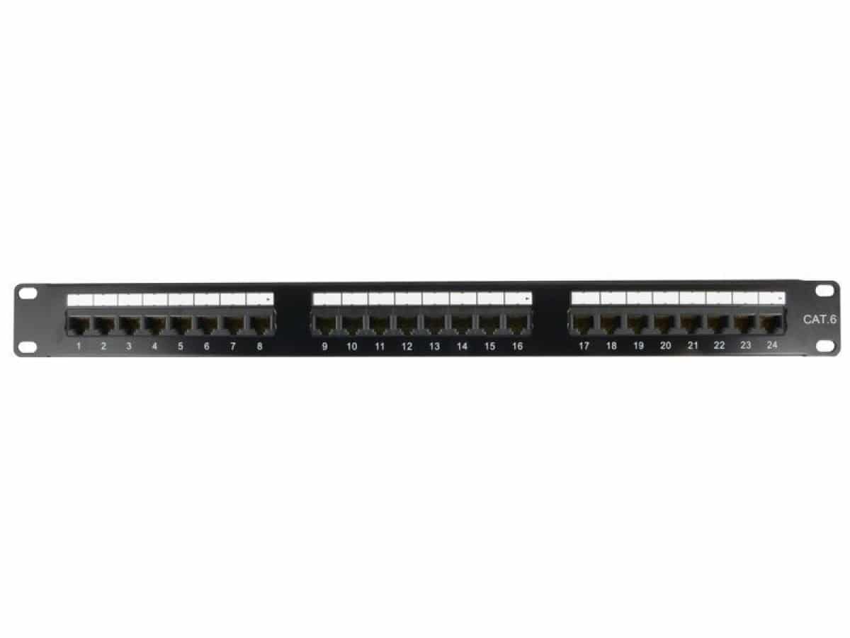 NEC 24 WAY P.PANEL BLACK RJ45
