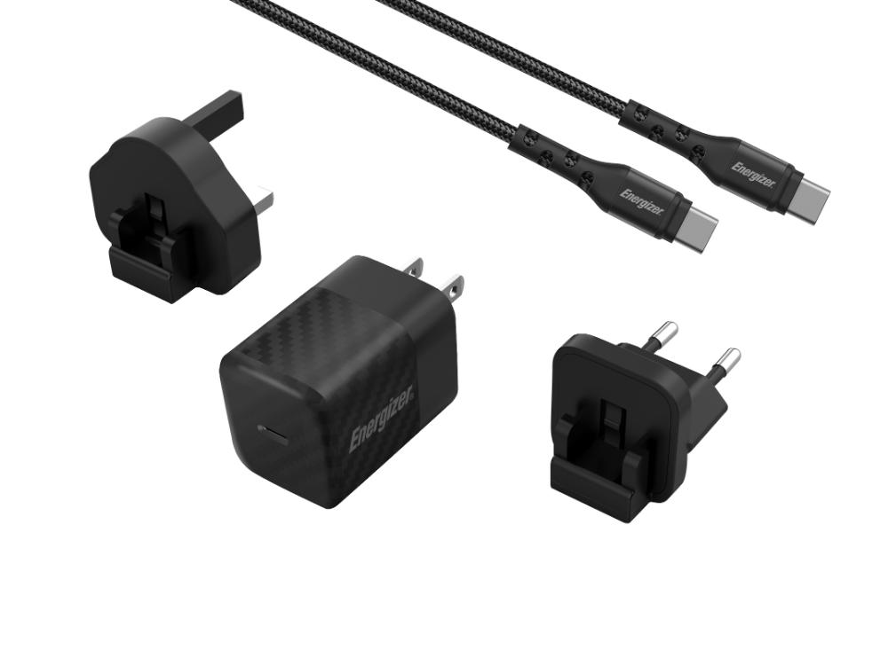 ENERGIZER WALL CHARGER MULTI PLUG - 20W + USB-C lightning cable
