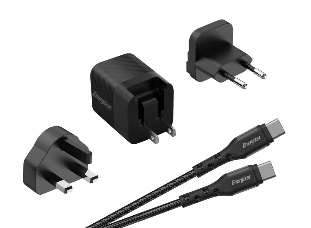 ENERGIZER WALL CHARGER MULTI PLUG - 20W + USB-C lightning cable