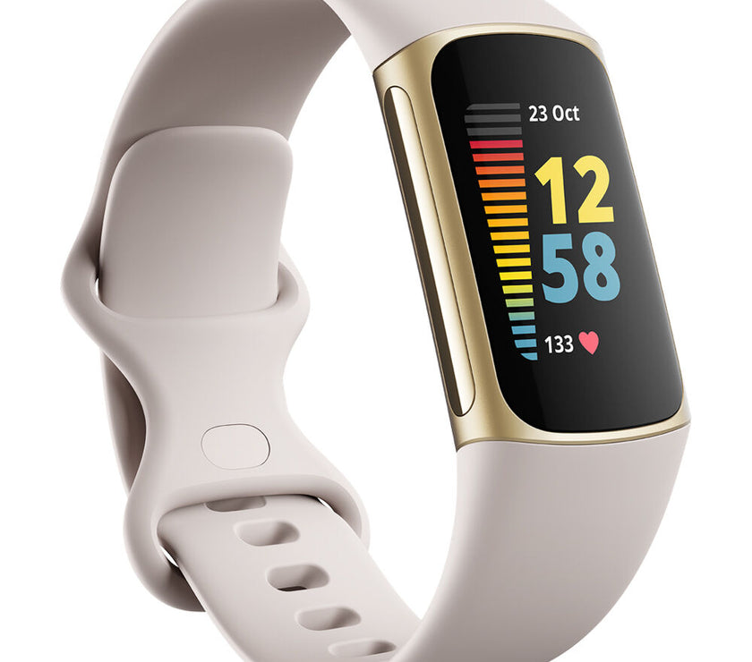 FitBit Charge 5Soft Gold/Lunar White